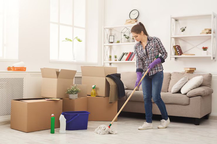 new-home-cleaning-young-woman-tiding-up-after-moving-new-appartment-girl-with-various-detergents-rags-mops-living-room-full-carton-boxes-household-spring-cleanig-concept_116547-3763